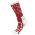thumbnail image 1 of Brybelly SSOC-009M Basketball Compression Socks, Red & White - Medium, 1 of 1