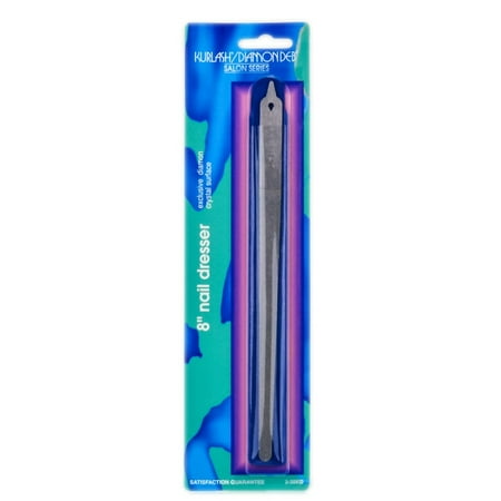 Diamond Nail File - Nail Accessories: Kurlash Diamond Dep Nail Dresser File - Option : 8 inch
