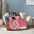 thumbnail image 5 of Jackie Chan Blanket Soft Warm Fleece Blanket for Sofa Office Car Camping Yoga Travel Throw Blankets 60"X50", 5 of 6