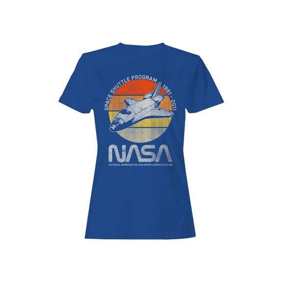 Officially Licensed Nasa Space Shuttle Program 1981-2011 Women's T-shirt