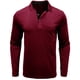thumbnail image 2 of Blusa y camisa de manga larga con cuello vuelto para hombre, estilo casual, con bloques de color, de poliéster y manga larga., 2 of 5