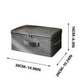 thumbnail image 3 of Luoshdecor Storage Bins with Zipper Lids, Fabric Storage Boxes Baskets Cubes with Handles Collapsible Washable Linen Closet Shelf Clothes Organizer Containers, 3 of 3