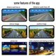 thumbnail image 2 of Cámara de Auto Likrtyny LED HD Espejo Cámara de vehículo Cámara de marcha atrás impermeable Para coche, 2 of 9