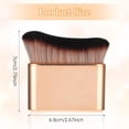 thumbnail image 5 of Tutuviw Rose Gold Self Tanning Blend Brush, Self Tanning Brush Applicator- Sunless Tanner Makeup Brush for Body, Foundation, Blusher, Shadow, Face and Body Brush(2Pcs), 5 of 8