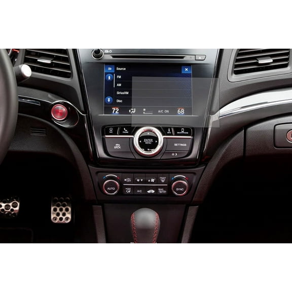 PcProfessional Screen Protector (Set of 2) for 2019 2020 Acura ILX TLX RLX MDX 7 inch Infotainment Touch Screen Display Anti Glare Anti Scratch Filters UV