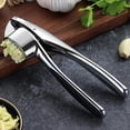 thumbnail image 3 of Garlic Press Garlic Crusher Stainless Steel Garlic Press, Professional Crusher Convenient Dishwasher Clean Garlic Crusher With Non-slip Handle For Res, 3 of 5