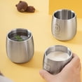thumbnail image 4 of Bearachild Vasos de acero inoxidable anticaídas y antiescaldaduras para niños pequeños, fáciles de limpiar, acero inoxidable 304 Mostrada tipo+1, 4 of 5