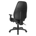 thumbnail image 5 of Deluxe Multi-Function High Back Chair in Dillon Black Faux Leather, 5 of 5