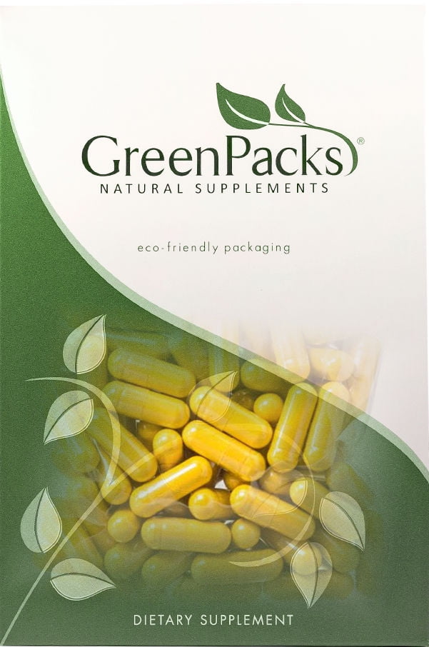 GreenPacks Milk Thistle Extract (High-Potency) Plus Turmeric, 90 capsules