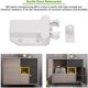 thumbnail image 4 of 6 pieces push catch catch spring catch with screws, door latch with touch unlocking for kitchen cabinet doors cabinets home furniture holding lock, 4 of 5