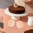 thumbnail image 3 of Baking Flower Display Base Wood Kitchen Use Carving Support Beige Material 4Set, 3 of 4