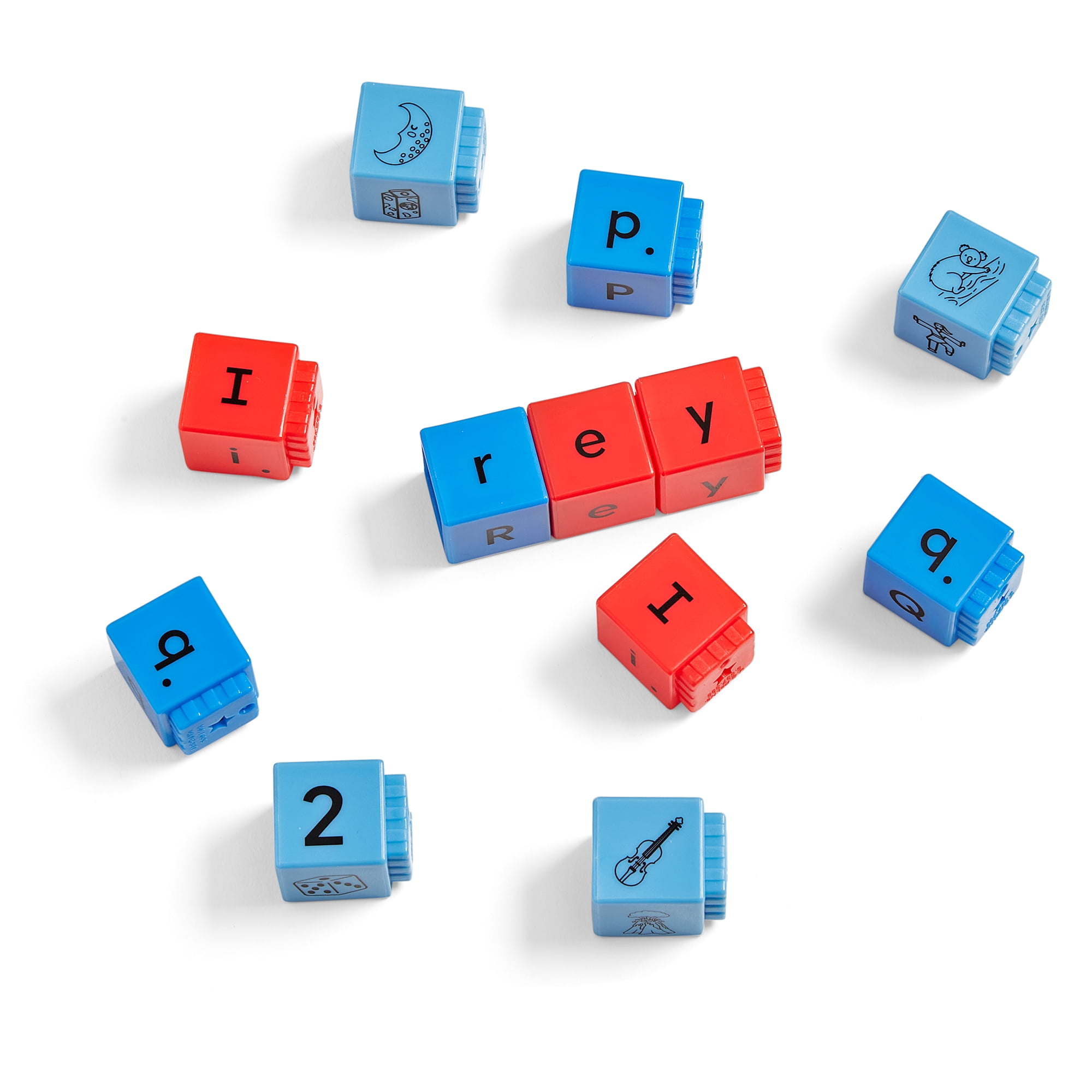 hand2mind Spanish Reading Rods Alphabet & Phonemic Awareness, Word Building Activities, Letter Blocks