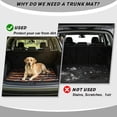 thumbnail image 4 of Jeiento Camo Flag Stripe Car Trunk Mat Cargo Liner for SUV Washable Non-Slip Rear Trunk Mat for Dog Cat Scratch-Resistant Car Accessory, 4 of 7