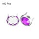 thumbnail image 3 of Uxcell 100Pack 8mm Rhinestone Stud Refills Embellishment Decorative Rivets Purple, 3 of 7