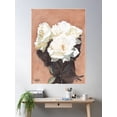 thumbnail image 2 of White Roses Poster Wall Art, Modern Wall Decor For Living Room Bedroom, 24x36 UNFRAMED, 2 of 3