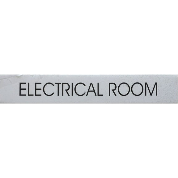 ELECTRICAL ROOM SIGN (WHITE)