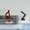 thumbnail image 2 of Figura del pensador abstracto,Estatua de Pensador Abstracto,Arte,Decoración para el Hogar,Estatua de escalera,Estatua de escalera de libros para trepar,decoración artística,Escultura de, 2 of 8