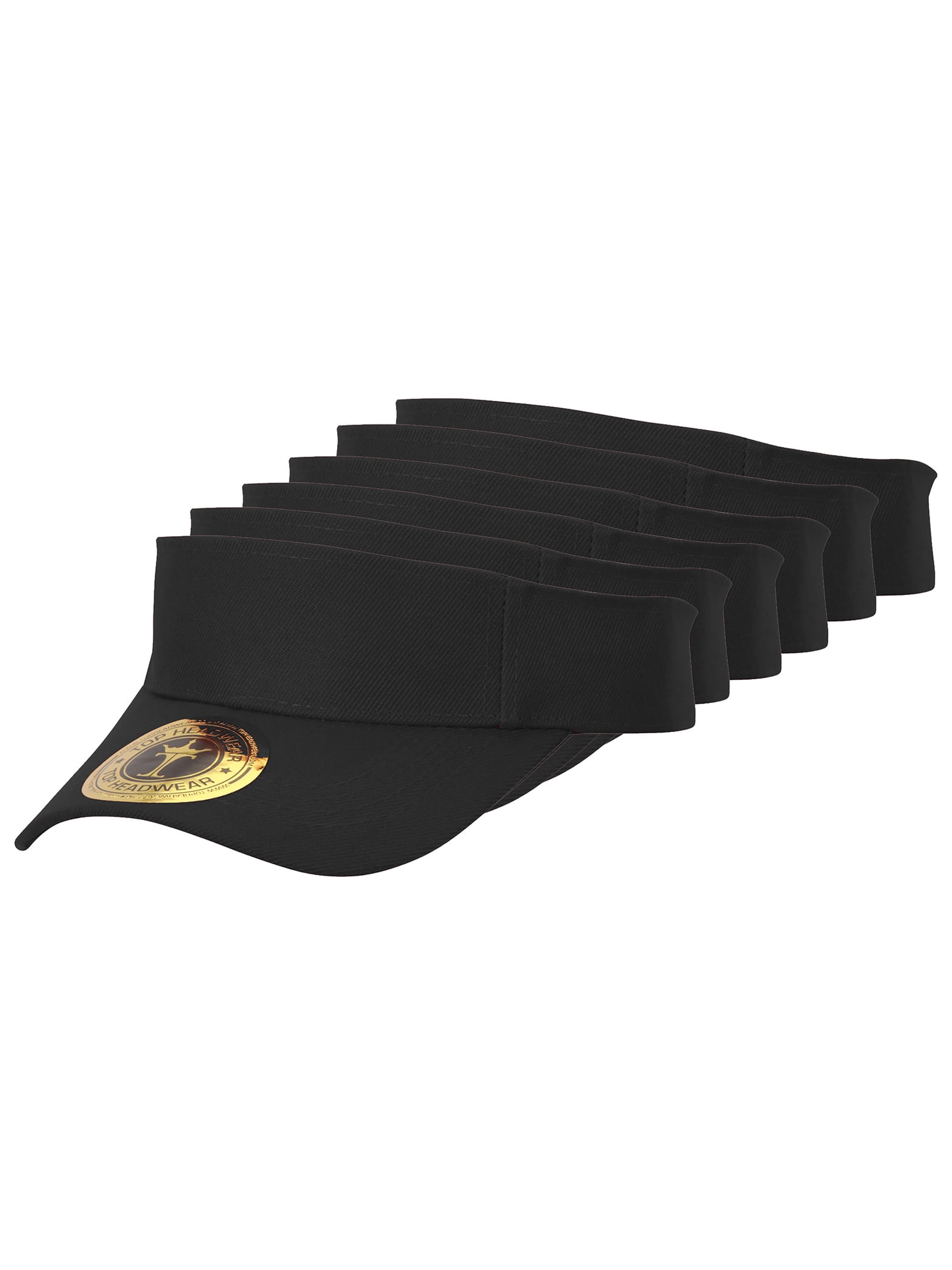 6 Sun Visor Hat Bundle, Adjustable, Various Colors- Unisex, Get ready for Summer sun visor hat products for sale | eBay main image 3