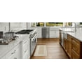 thumbnail image 2 of Washable Skid-Resistant Runner Rug, Trellis Border, Beige and White, 26" x 45", 2 of 8