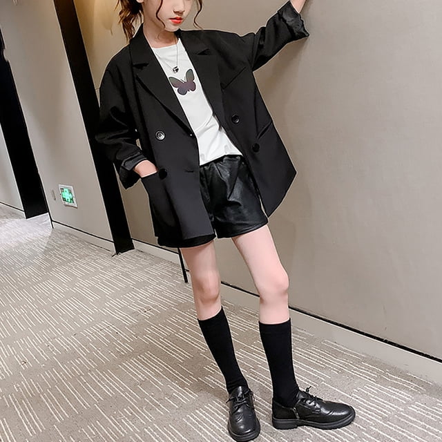 Stylish Girls Casual Jacket For Spring And Autumn Seasons Outerwear For School Daily Wear And