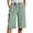 Mint Green, variant on Womens Pants Drawstring Cargo Pants High Waist Casual Solid Color Loose Wide Leg Pocket Quick-drying Pants