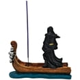 thumbnail image 3 of MORÍN Imágenes | Porta incienso Santa Muerte | Perfecto para decorar | Adornos para sala | Figura decorativa – P14 cm | (Negro), 3 of 3