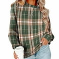 thumbnail image 4 of Under 10 dollars! Women's Crew Neck Sweatshirt Loose Pullover Long Sleeve Shirts Soft Tops for Women Fall Clothes 2025, 4 of 7