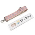 thumbnail image 4 of YooGuoGuo Crossbody Straps for Purses Silver Hardware Purse Strap Wide Shoulder Strap, 4 of 6