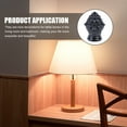 thumbnail image 3 of Weiweiguan 2Pcs Table Light Finial Decors Simple Lampshade Holder Knobs Light Accessories, 3 of 7