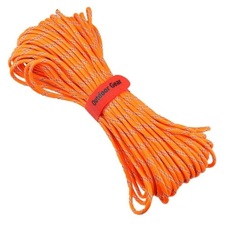 

Reflective Paracord 31M 4mm Paracord 10Strand Core Outdoor Camping Rope Clothline Parachute Cord Lanyard Tent Corda B