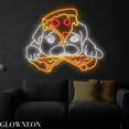thumbnail image 2 of Glowneon Dog Pizza Neon Sign, Pizza Led Sign, Pizza Restaurant Decor, 2 of 4