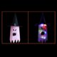 thumbnail image 2 of 3uds. Sombreros de bruja LED para Halloween, calcetín de viento fantasma, adorno colgante para Cosplay (rosa), 2 of 8