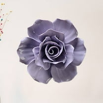 Nicehomfit Rose Wall Decoration Ceramic Flower Wall Hanging 1Pack