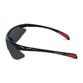 thumbnail image 3 of Panama Jack Semi-Rimless Sport Wrap Sunglasses (Black), 3 of 6