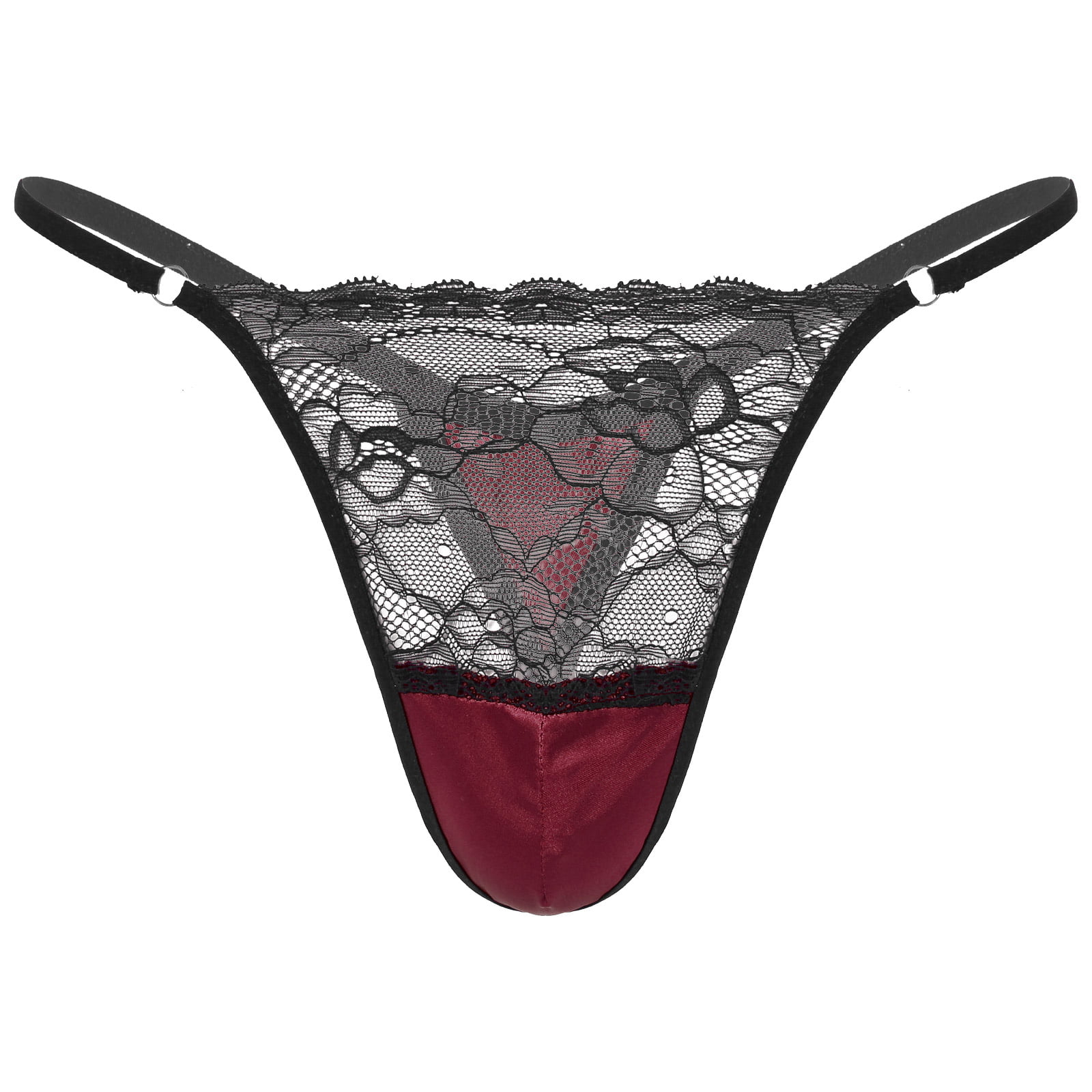 Womens Lace Panties Lingerie Soft Silk Satin Underwear Briefs Knickers G-string 