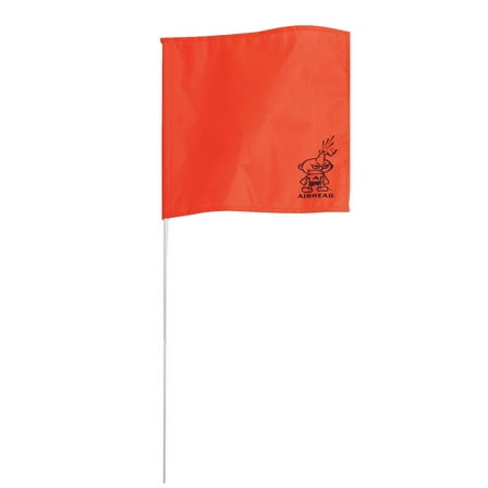 Airhead Orange Nylon and Wood Watersports Flag