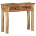 thumbnail image 3 of vidaXL Console Table 35.6"x11.8"x29.5" Solid Acacia Wood and Reclaimed Wood, 3 of 11