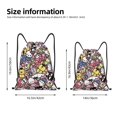 thumbnail image 2 of Zufioo Sanrio Print Sports Cinch Sack Gym String Bags Machine Washable Heavy Duty String Backpack for Men Women-Small, 2 of 6