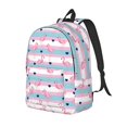 thumbnail image 1 of Balery Flamingo1 Mochila Clásica Impresa Básica para Viaje, Mochila Escolar Resistente al Agua, Mochila de Lona con Correas Ajustables-Small, 1 of 5