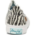 thumbnail image 4 of Blowfish Malibu Play Cream City Kitty Canvas/Zebra Slip On Fashion Sneakers (Cream City Kitty Canvas/Zebra, 10), 4 of 6
