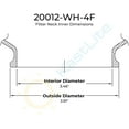 thumbnail image 3 of KastLite 12" White Acrylic Lamp Post Globe | Smooth Textured with 3.91" Fitter Neck | Manufactured by Crown Plastics, 3 of 8