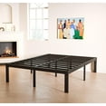 Black Metal Platform Bed Frame,Sturdy Steel Frame,Support up to 3500lbs