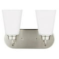 thumbnail image 2 of Sea Gull Lighting - Kerrville - 100W Two Light Bath Vanity Brushed Nickel LED, 2 of 2