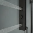 thumbnail image 6 of VIGO Orchid 39 in. H x 4 in. W 2-Jet Shower Panel System with Adjustable Square Head and Hand Shower Wand in Matte Black, 6 of 10