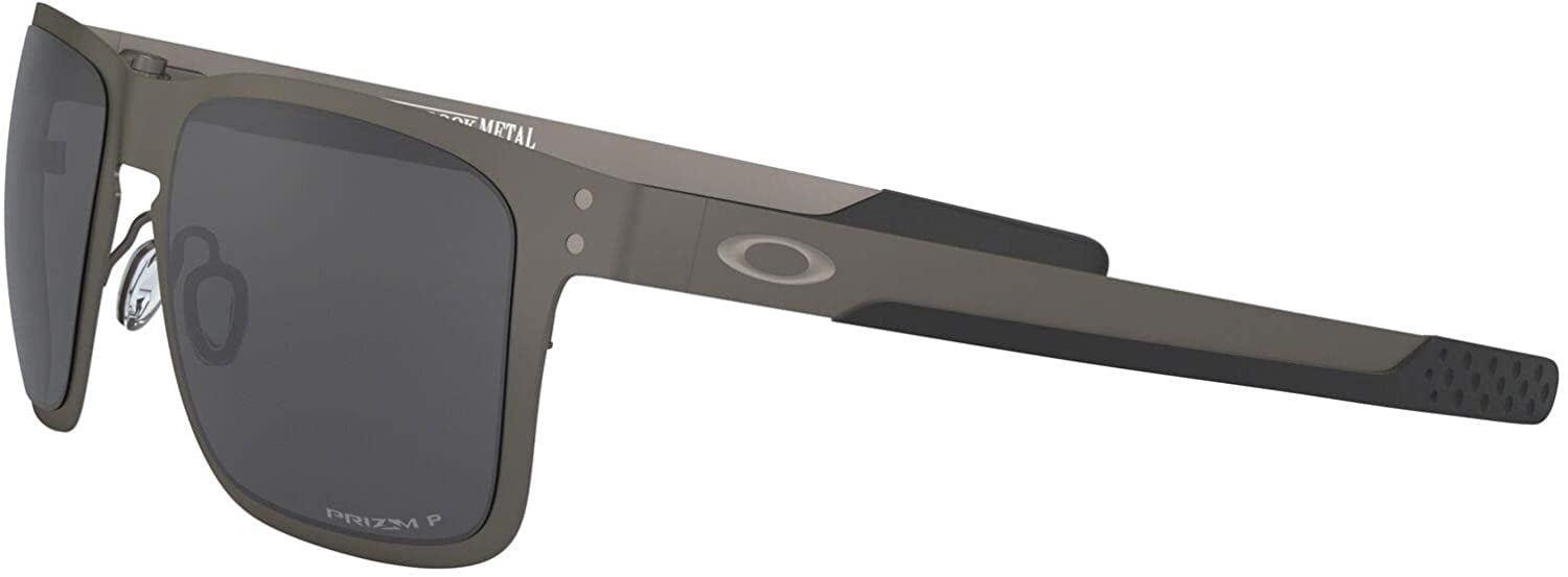 Oakley Men's Polarized Holbrook Metal 0OO4123-41230655 Grey Square Sunglasses