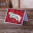 thumbnail image 2 of Westie Queen of Hearts Greeting Cards and Envelopes Pack of 8, 2 of 2