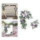 thumbnail image 3 of Centro boda falso con para decoración de fondo , púrpura Violeta Yotijar arco flores, 3 of 7