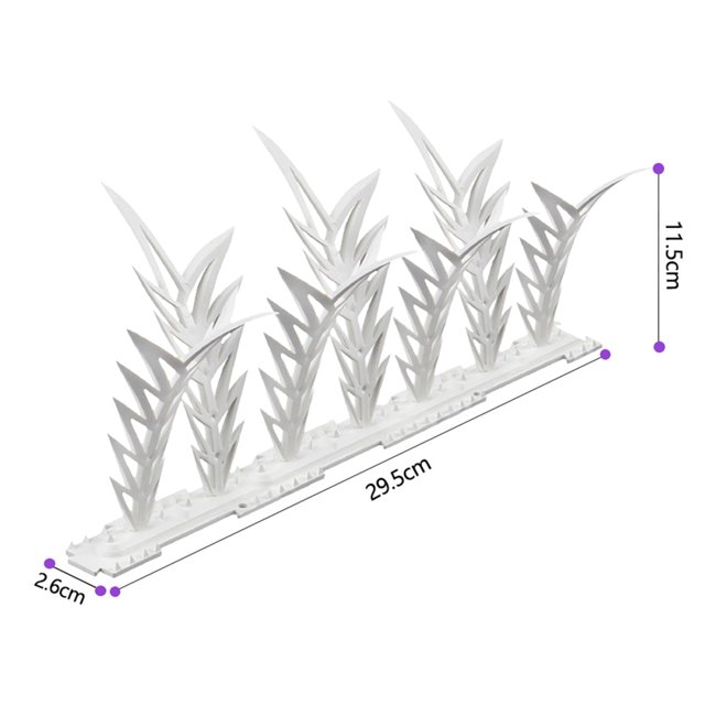 Picos Anti Aves Plástico Anti Bird Spikes Garden Security Tool Bird Catcher Techo Valla Protección Hugtrwg Libre de BPA