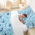 thumbnail image 4 of Erosebridal Kids Boys Dinosaur Twin Bedding Sets, Blue Dino Animal Bedding Comforter Set, Reversible, 7pcs, 4 of 6