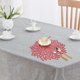 thumbnail image 5 of Manteles individuales ZHAOCHENG Juego de 8 PVC Lavables Color Rojo, 5 of 5